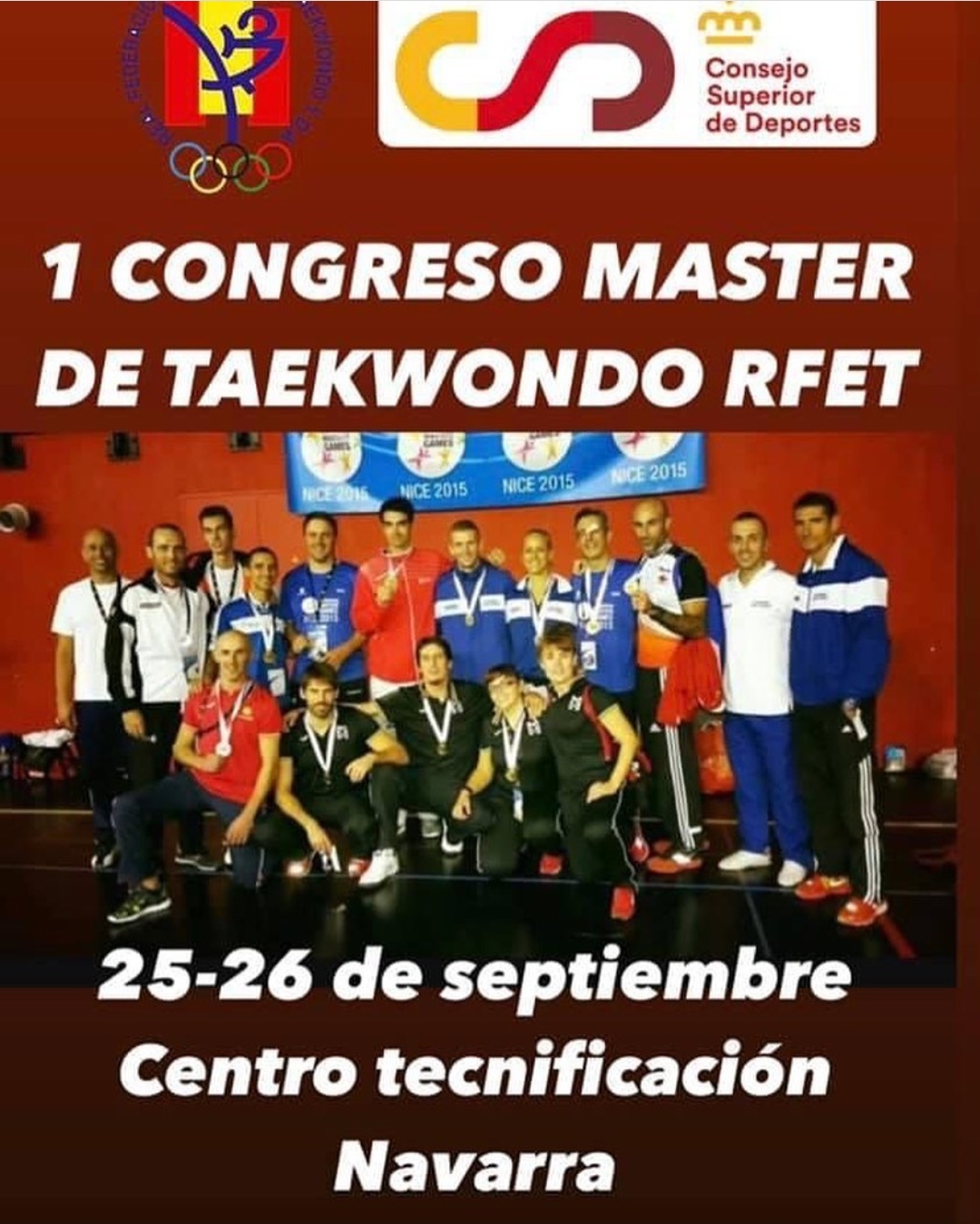 1 Congreso MASTER de Taekwondo RFET
